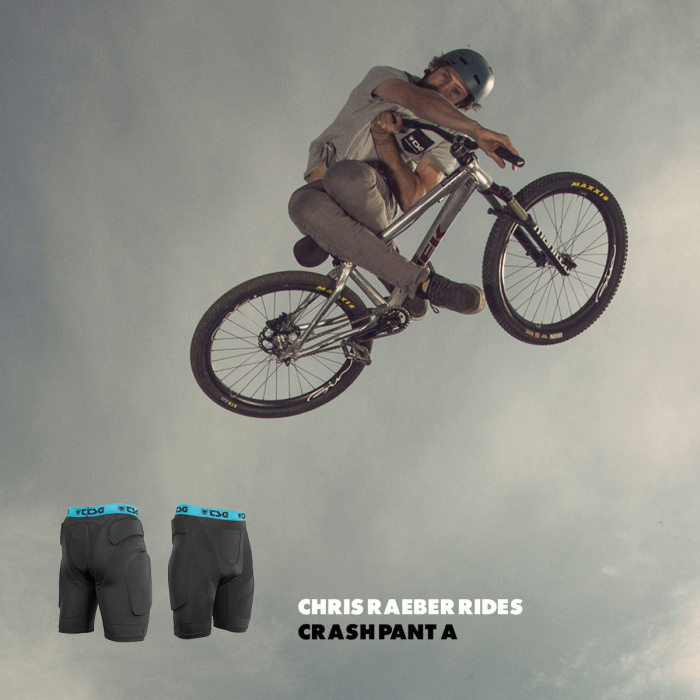 TSG Crash Pant A Protective Shorts - Black - 4 