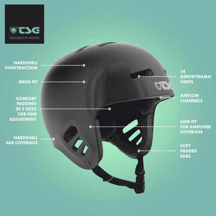 TSG Dawn Helmet - Black - 3 