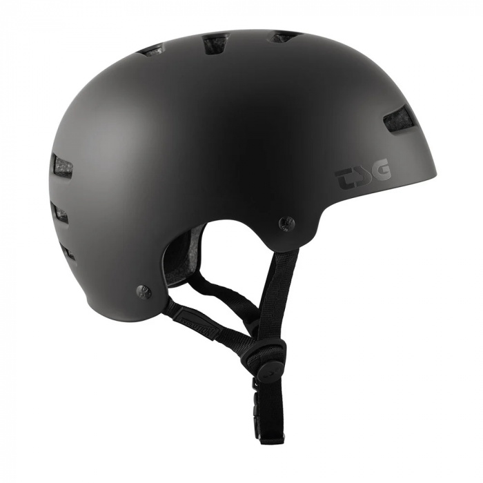 TSG Evolution Helmet - Satin Dark Black