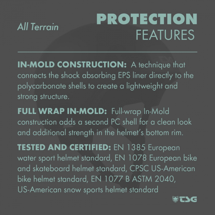 TSG All Terrain Helmet - Satin Marsh - 3 