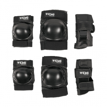 TSG Jr Skate Protection Set - Black