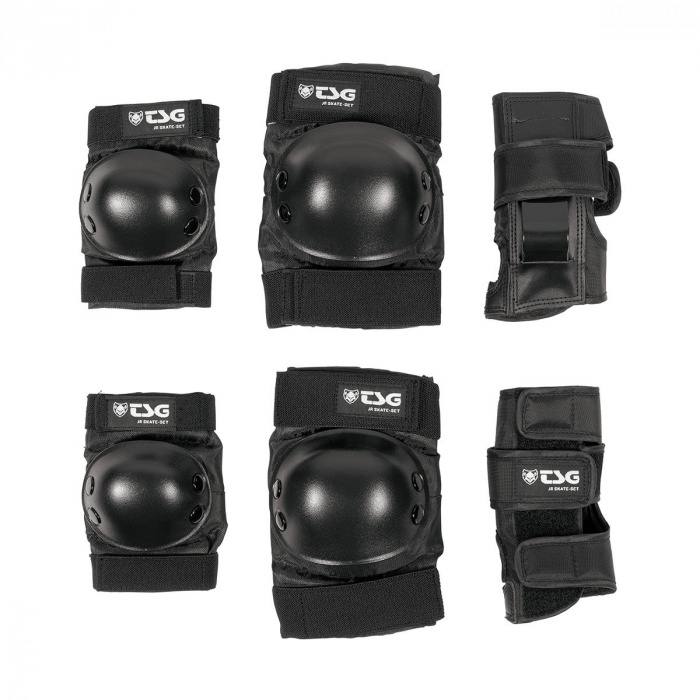 TSG Jr Skate Protection Set - Black