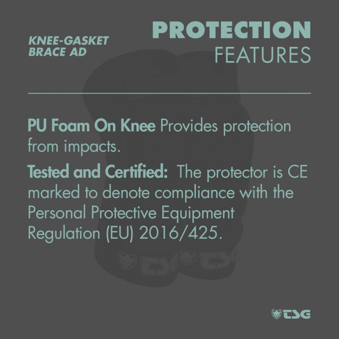 TSG Knee Gasket Brace AD - Black - 8 