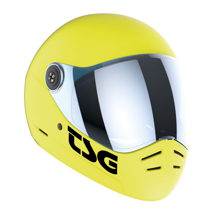 TSG Pass 2.0 Full Face Helmet - Satin Acid Yellow