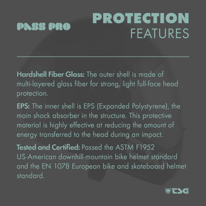 TSG Pass Pro Full Face Helmet - Matt Black - 3 