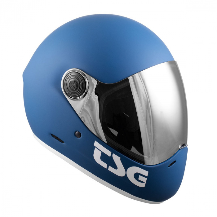 TSG Pass Pro Full Face Helmet - Matt Blue