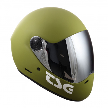TSG Pass Pro Full Face Helmet - Matt Olive