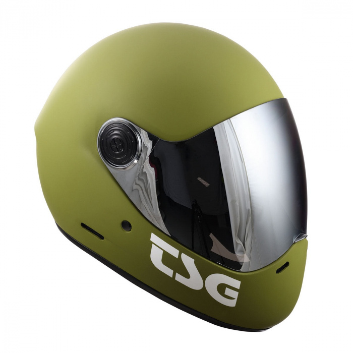 TSG Pass Pro Full Face Helmet - Matt Olive