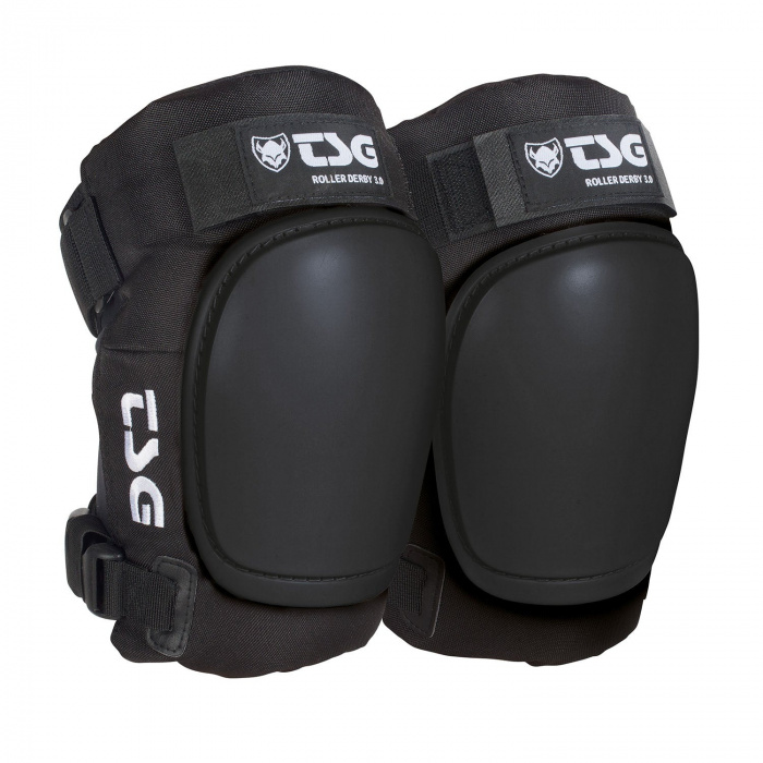 TSG Roller Derby 3.0 Knee Pads - Dark Black