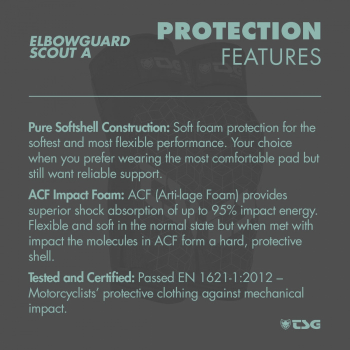 TSG Scout A Elbow Guards - Black - 1 