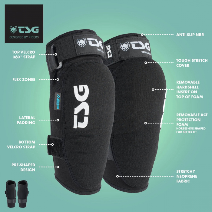 TSG Tahoe A 2.0 Elbow Guards - Black - 1 