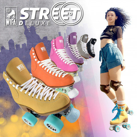 WIFA roller skates STREET DELUXE NUBUCK HONEY (Boot only) - 1 