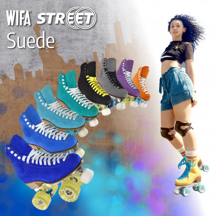 WIFA roller skates STREET SUEDE LILAC (Boot only) - 1 