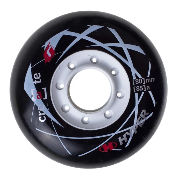 Hyper Create +G Black 80mm 85A inline skate wheels
