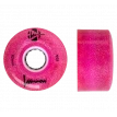 LUMINOUS LED ROLLER WHEELS GLITTER PINK 62MM (4 UNITS)
