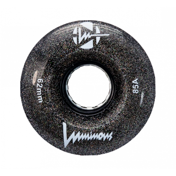 LUMINOUS LED ROLLER WHEELS NIGHT SKY 62MM (4 UNITS)