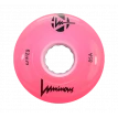 LUMINOUS LED ROLLER WHEELS PINK 62MM (4 UNITS)