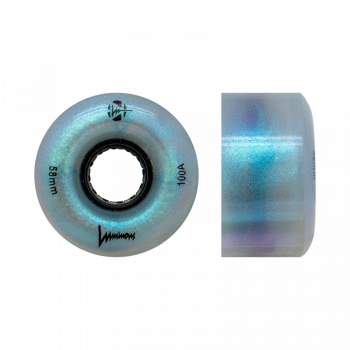 LUMINOUS LED WHEELS BLACK PEARL 100A 58MM (4 UNITS)