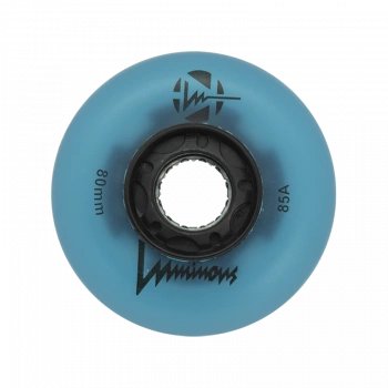LUMINOUS LED WHEELS Blue Glow 80MM (4 UNITS)
