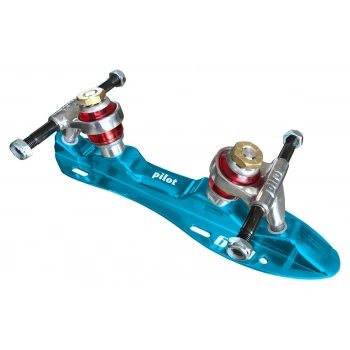 Pilot Falcon NTS Color Quad Skate Plate Electric Blue
