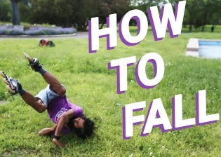 How to fall safely on roller skates and rollerblades