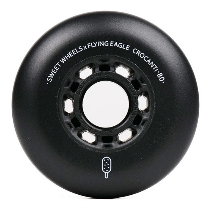 Flying Eagle Crocanti Wheels Black (4-Pack)
