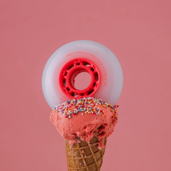 Flying Eagle Ice Cream Wheels Red (4-Pack)