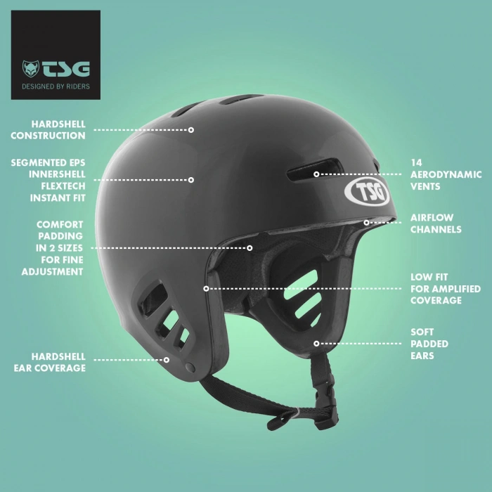 TSG Dawn Flex Helmet - Black - 3 