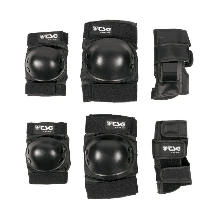 TSG Jr Skate Protection Set - Black