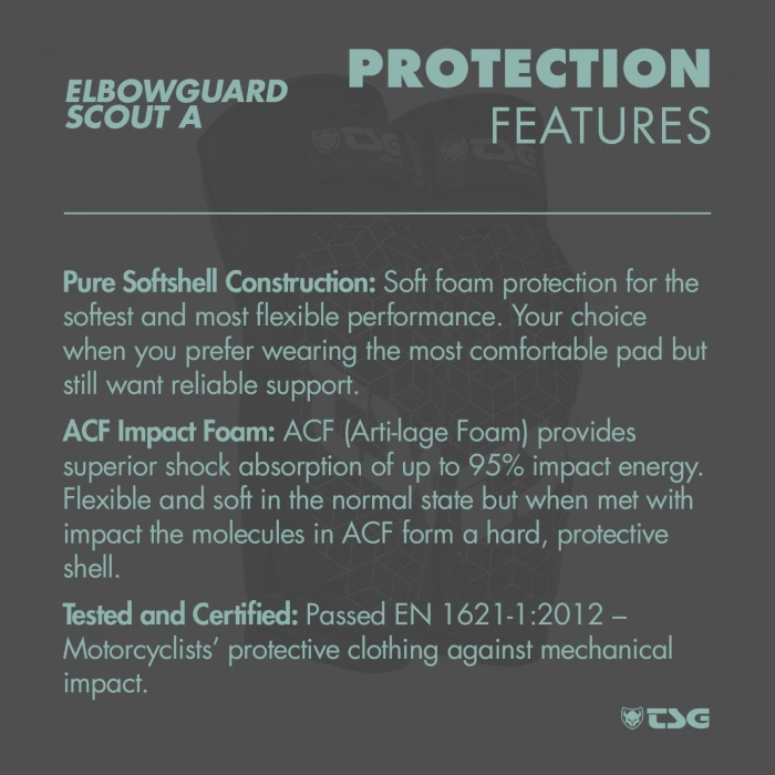 TSG Scout A Elbow Guards - Black - 1 