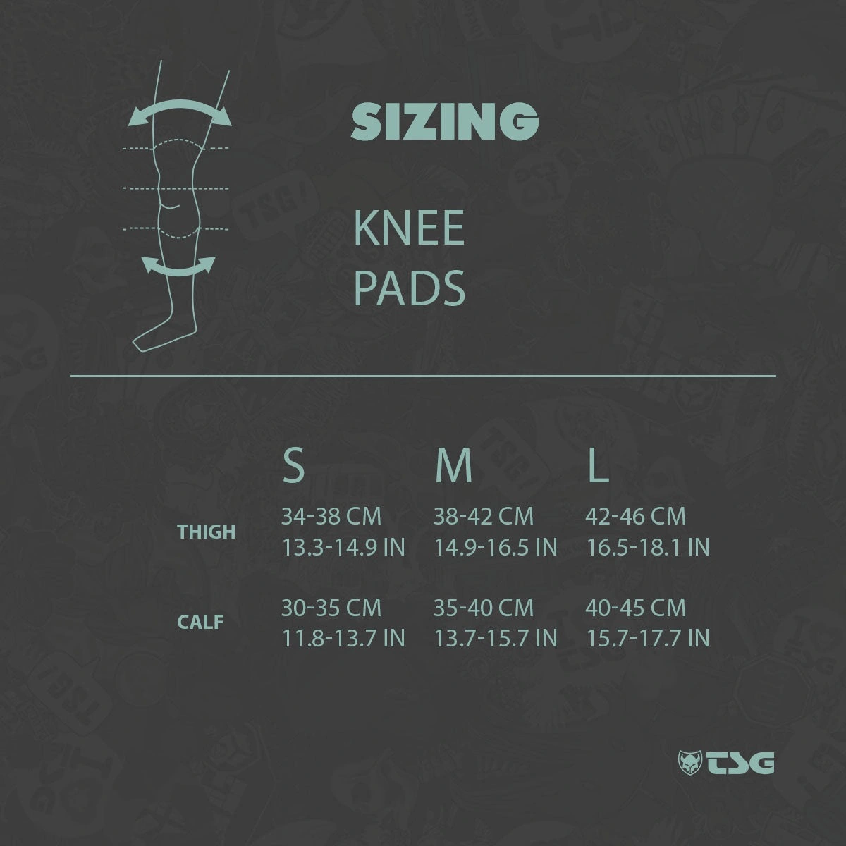TSG All Terrain Knee Pads size