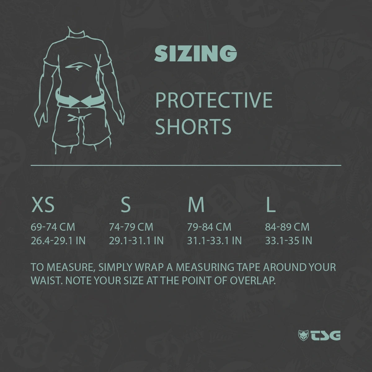 TSG Crash Pant Carna Women’s Protective Shorts size