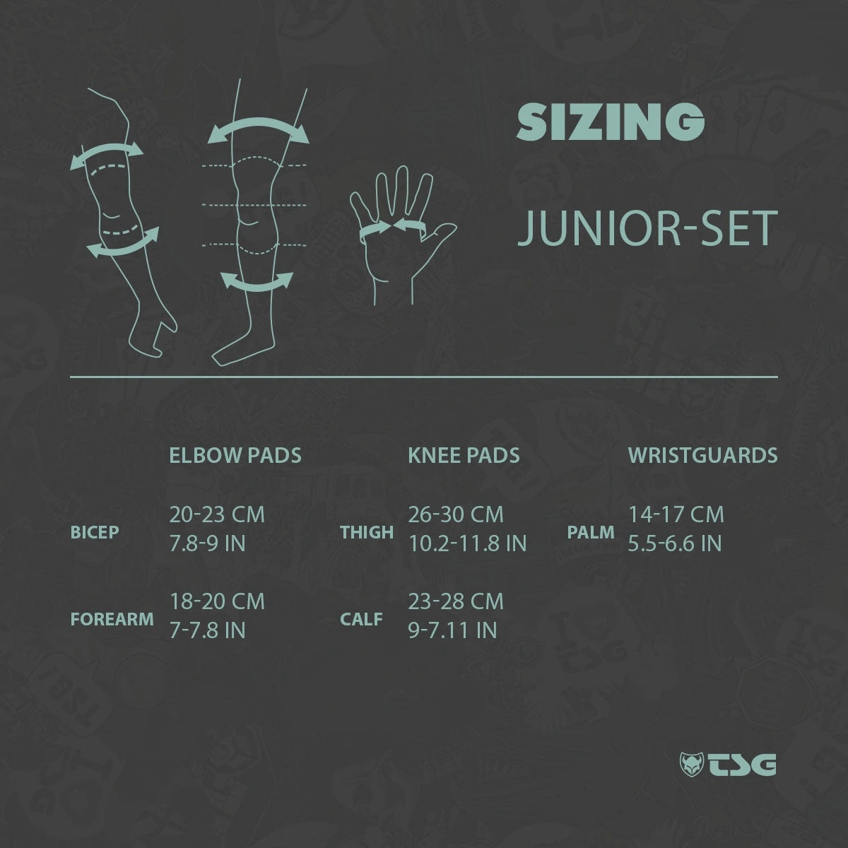 TSG Junior Protection Set size