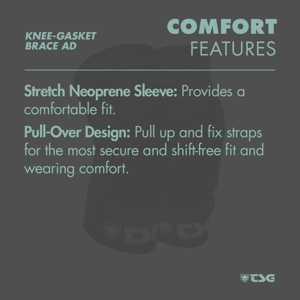 TSG Knee Gasket Brace AD comfort