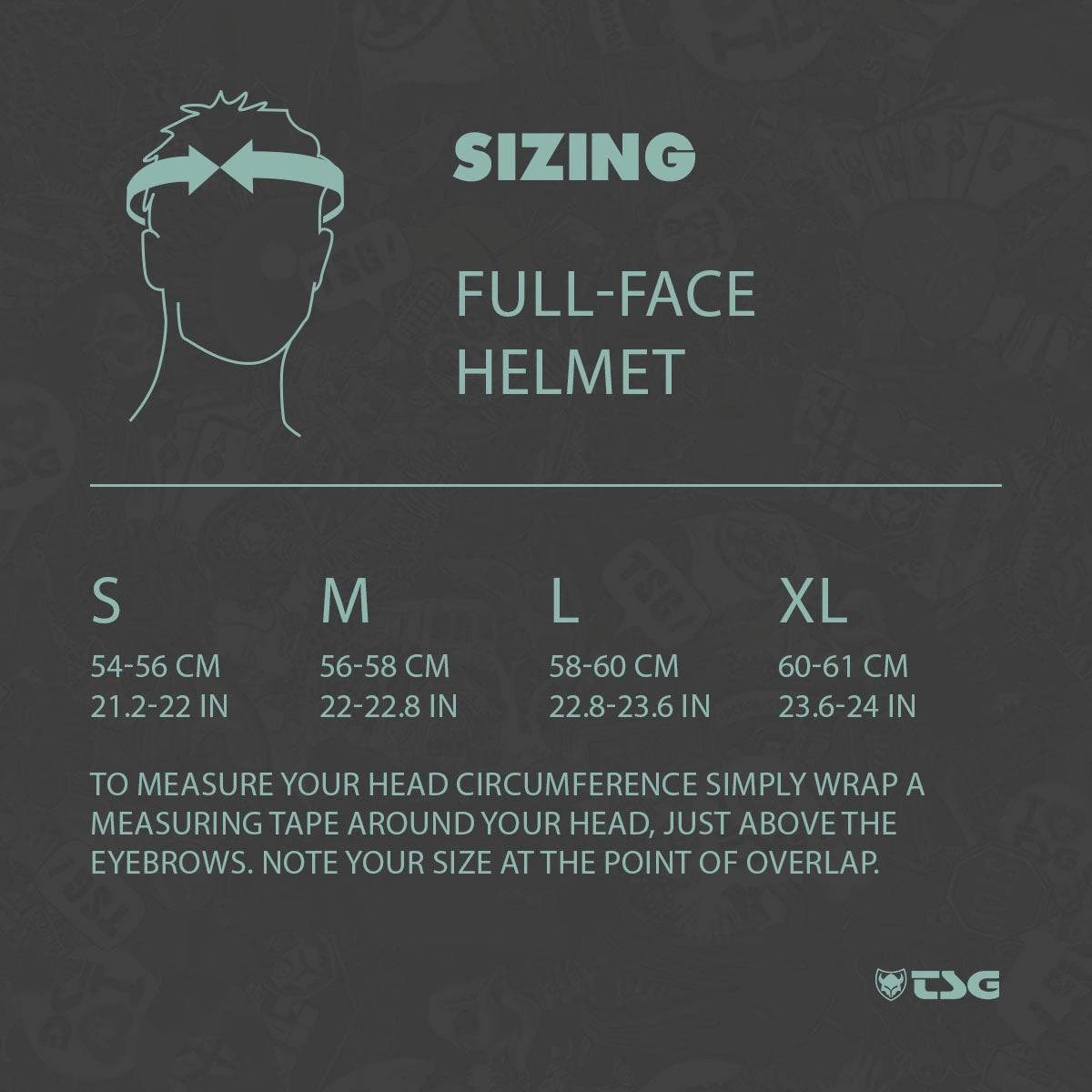 TSG pass pro size chart