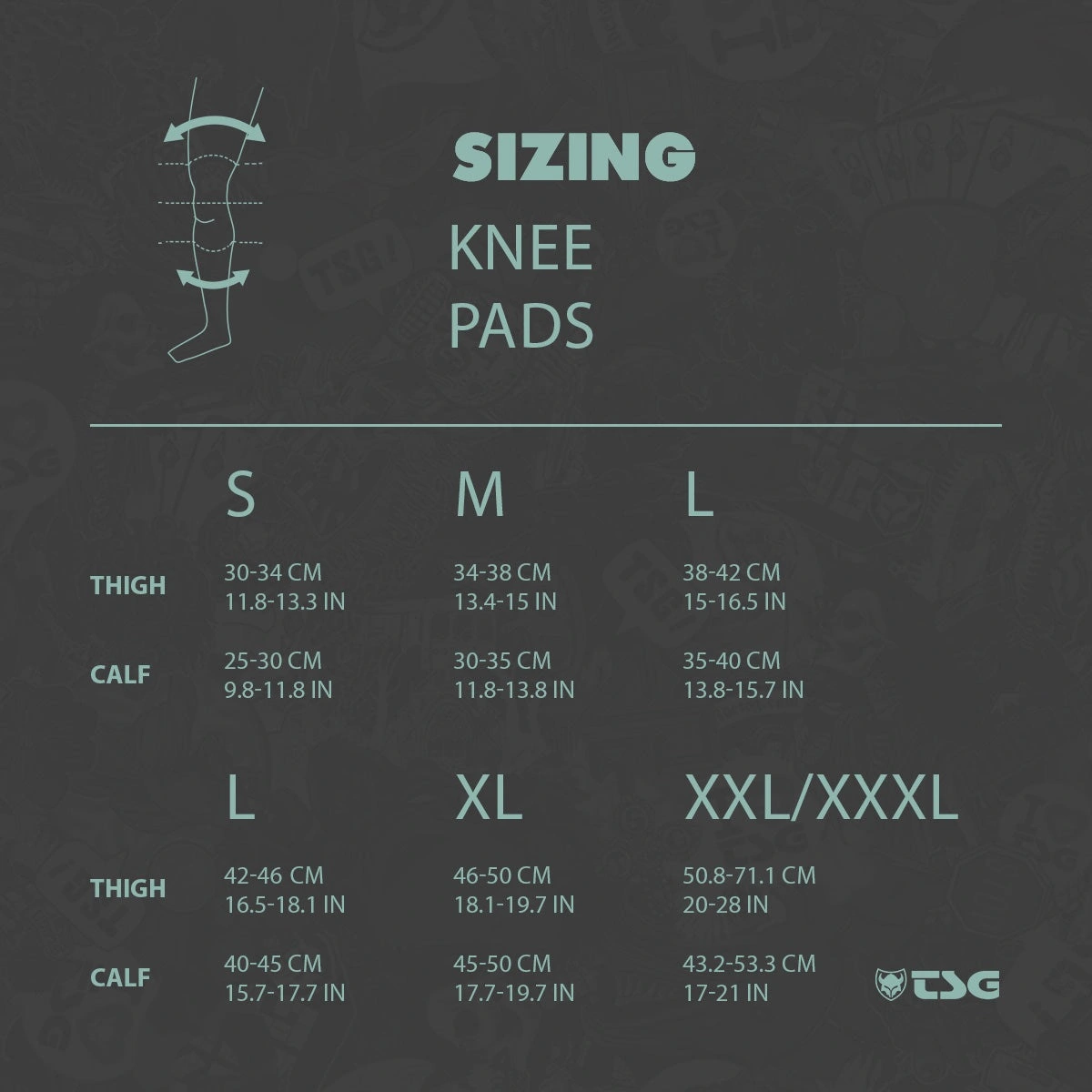 TSG Roller Derby 3.0 Knee Pads size