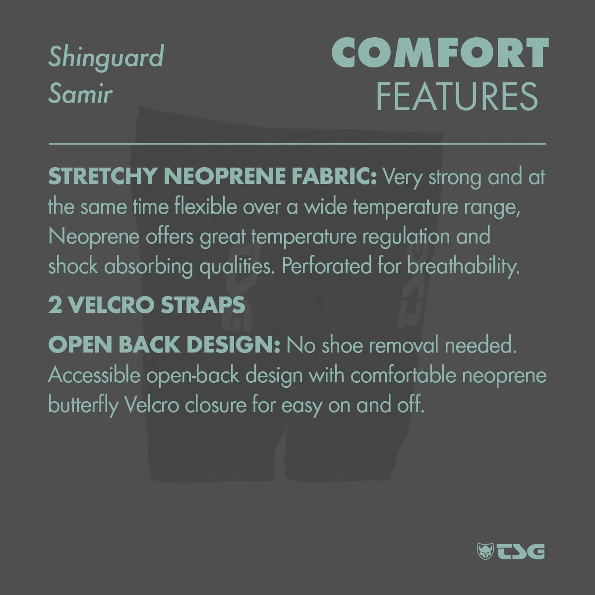 TSG Samir Shin Guards comfort