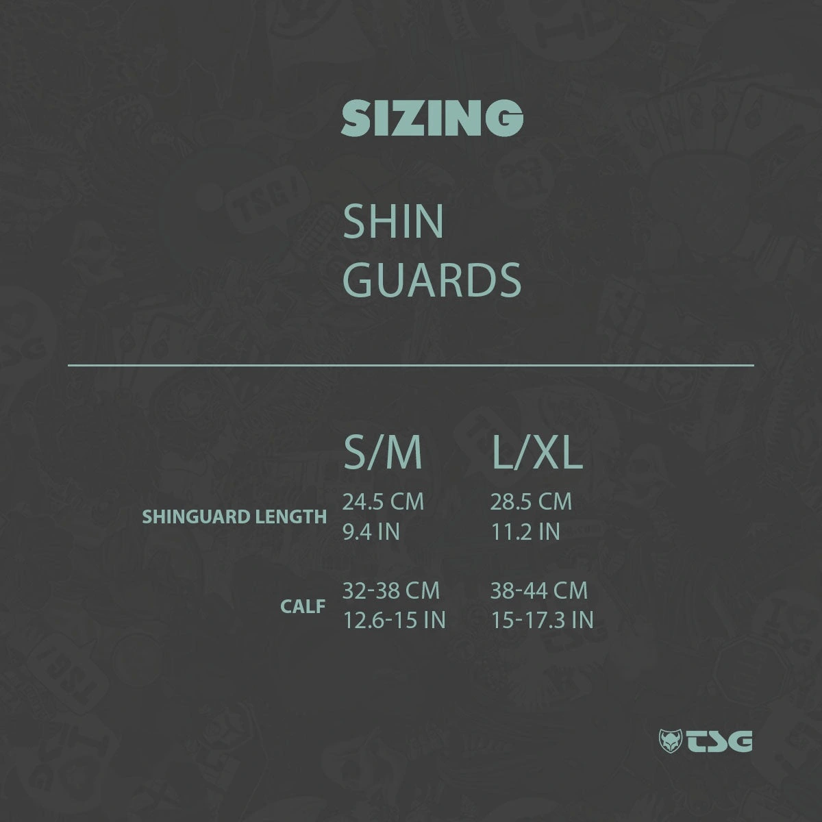 TSG Samir Shin Guards size