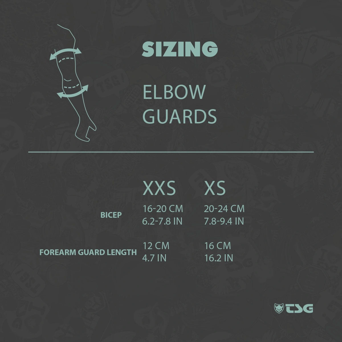 TSG Youth Elbow and Forearm Guards size